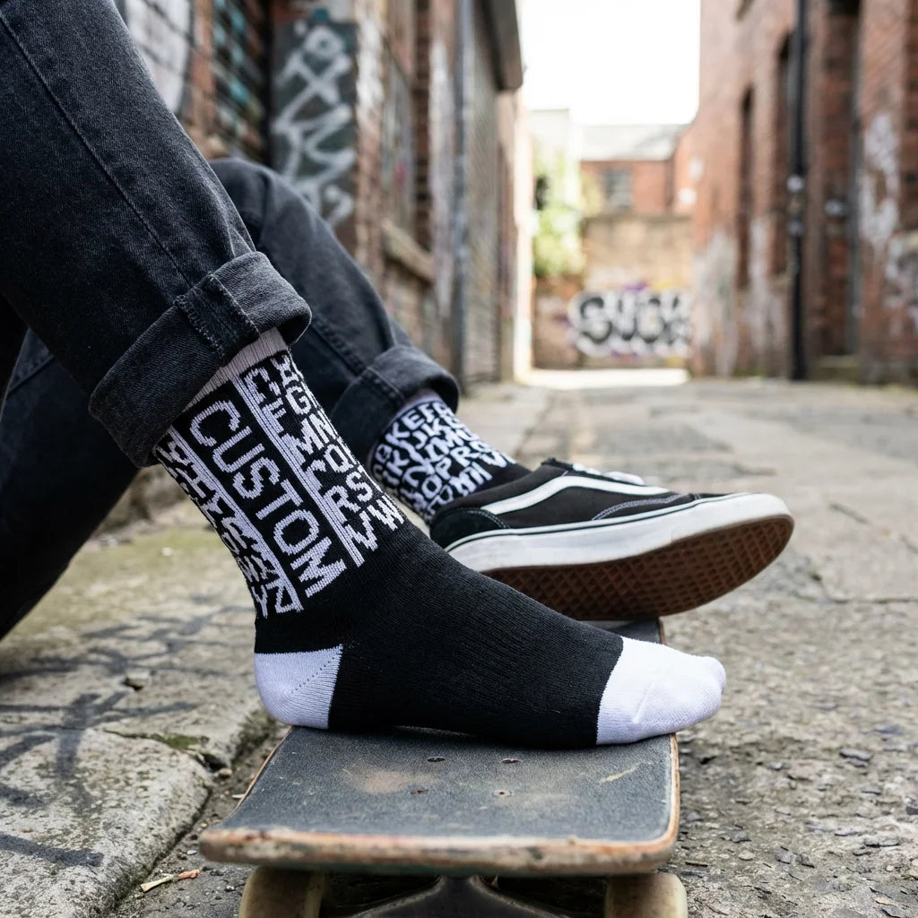 Men and Women Sport Sock Breathable Knit Gym Tube Sock Custom Unisex Sport Sock With Design Logo