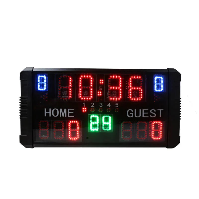 Electronic LED Digital Eco-Friendly Black ABS Material Cricket Scoreboard for Basketball Training