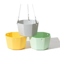 Modern Self-Watering Hanging Planter Pot with Durable Metal Chains for Floor & Indoor/Outdoor Use