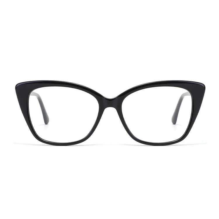 U-Top Fashionable Women Eye Glasses Optical Acetate Eyeglasses Frames Cat Eye Glasses Frame in Stock