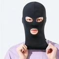2024 Unisex Solid Color Summer Ski Mask Full Face Covered Windproof Cycling Balaclava 3 Holes Ski Mask Cap