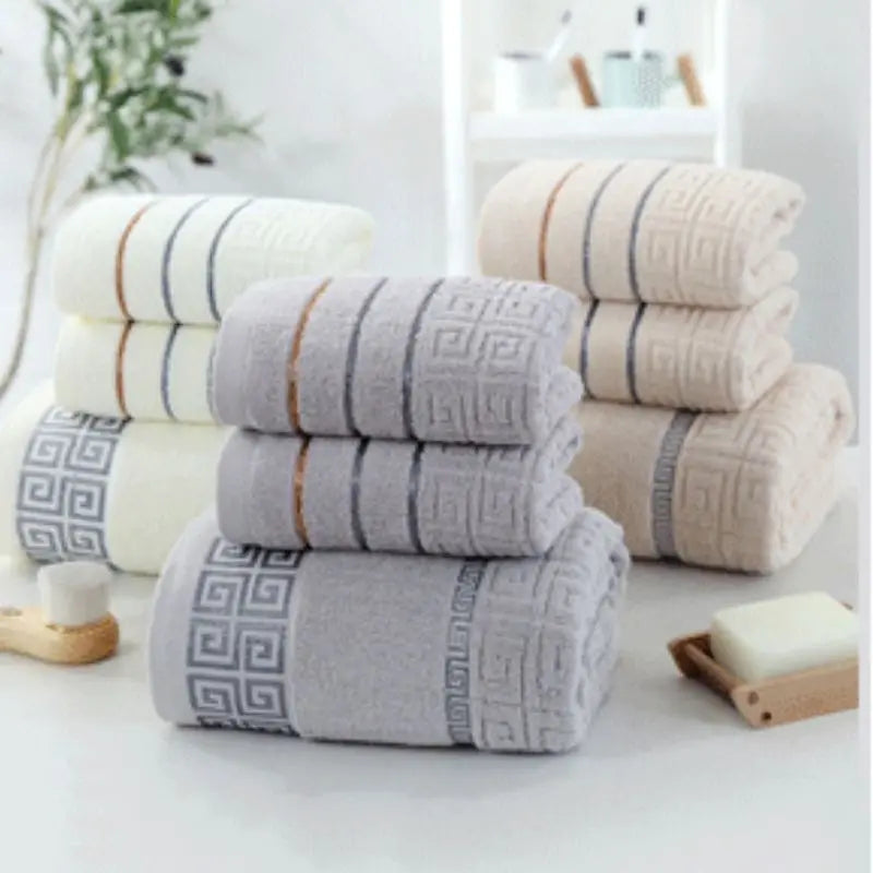 Factory Wholesale Premium Egyptian100% Cotton Bath Towel Set for Hotels Custom Soft Lint-Free Luxury Bath