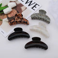 Large Hair Claw Clips New Fashion Geometric Moon Plastic Acetate Hair Crab Clips for Women Thick Hair