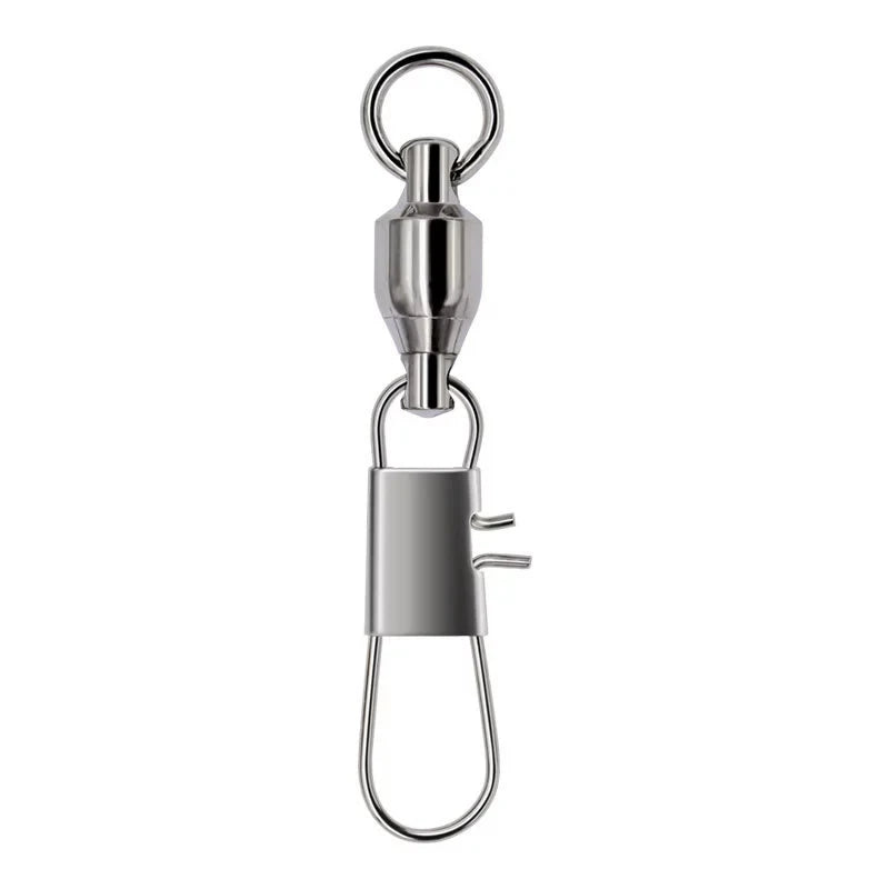 TAKEDO 4007 Wholesale Bearing Swivel B Shaped Snap Connector Fishing Accessories Big Game Sea Fishing Coastlock Snap