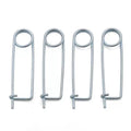 Custom Conghui Brand Stainless Steel Zinc Coated Safety Cotter Pin Quick Release Key Easy Locking Spring Clip Brooch Shape