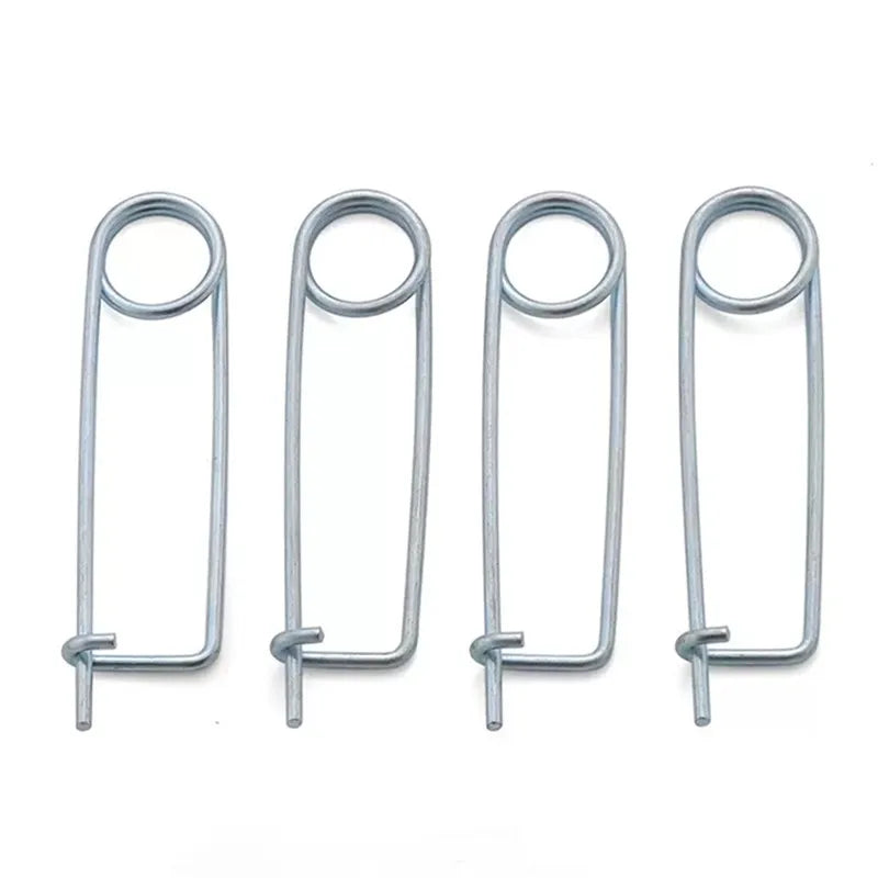 Custom Conghui Brand Stainless Steel Zinc Coated Safety Cotter Pin Quick Release Key Easy Locking Spring Clip Brooch Shape