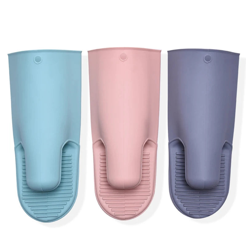 Household Thicken Silicone Baking Microwave Oven Mitts Insulation Non Stick Anti-slip for Kitchen Gadgets Cooking BBQ Mitts