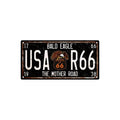Wholesale Embossed Decorative License Plate Hot Car License Plate Tin Plate Tin Sign Wall
