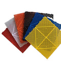 Interlocking Garage Vinyl Flooring Plastic Workshop Floor Tile  Eco-friendly PVC Garage Plastic Floor