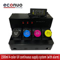 1500ml Bulk Ink tank 4-color UV Continuous Supply System(with Alarm)