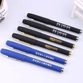 Free Samples Plastic Gel Ink Pen 0.5mm Tip Liquid Gel Pens Premium Roller Pen for Advertising Promotion