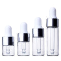 Wholesale Cosmetic Packaging 1ml 2ml 3ml 5ml Small Sample Hair Oil Glass Dropper Essential Oil Bottle