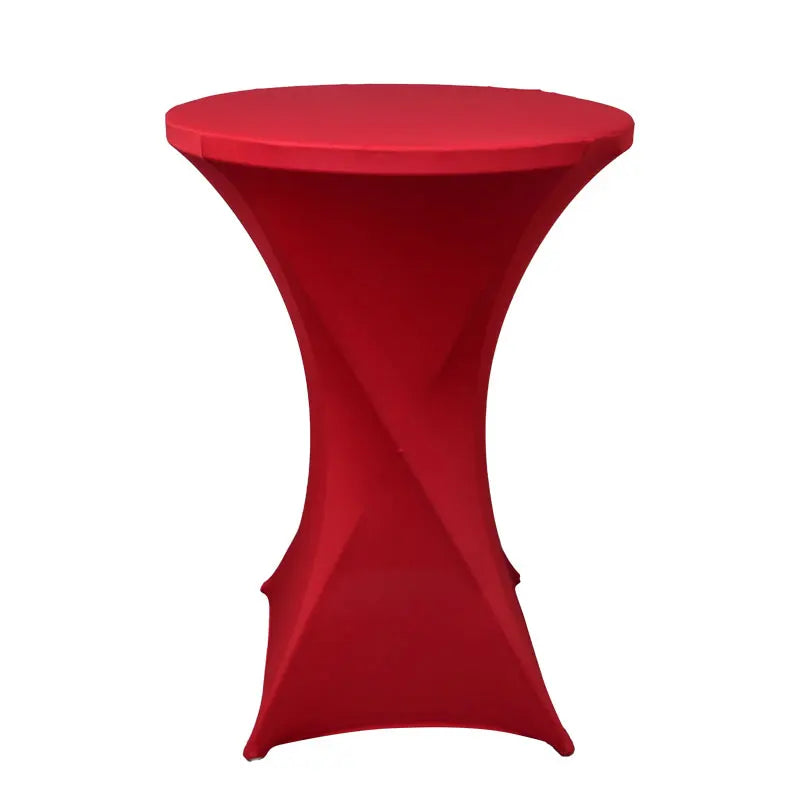 Wedding Cheaper Spandex Bar Table Covers Elastic Slipcovers Cocktail Stretch Table Cloths
