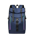 Canvas 19l Casual Daypack Blue Outdoor School Hiking Polyester Men Travel Small Waterproof Roll Top Backpack