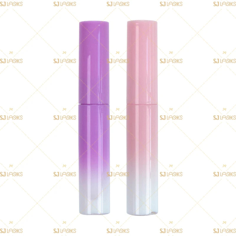 Waterproof Eyelash Glue Latex Free Strip Glue Lash Adhesive with Gradient pink and Purple Bottle