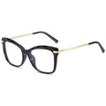 0302# Tr90 Cat Eye Cat Frame  Metal Leg Women Type Anti Blue Ray Glasses  Blue Light Blocking Glasses