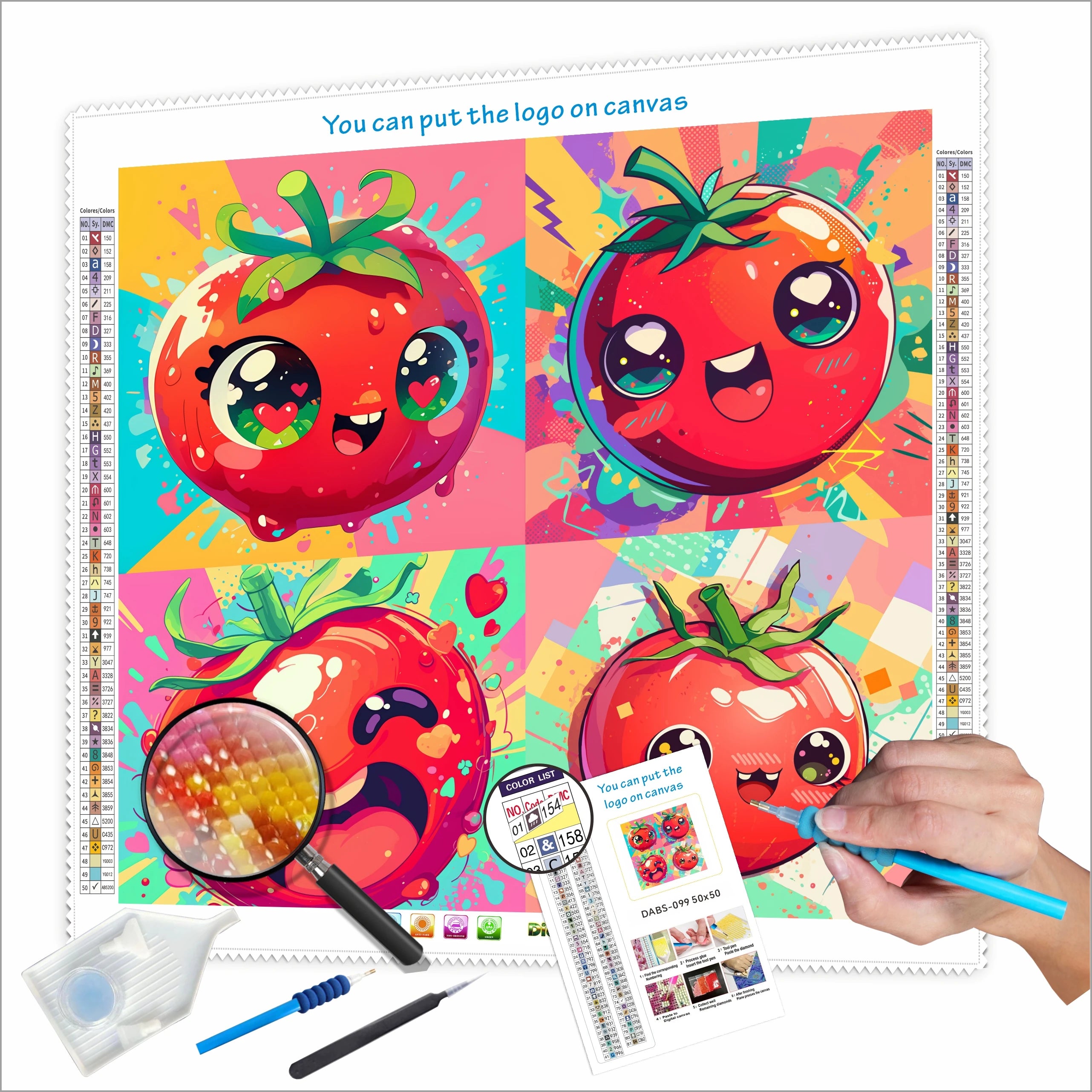 N-2069 DIY Diamond Painting Kits Classical Style Printed Square Lint Canvas Animal Landscape 5D Diamond Dropshipping