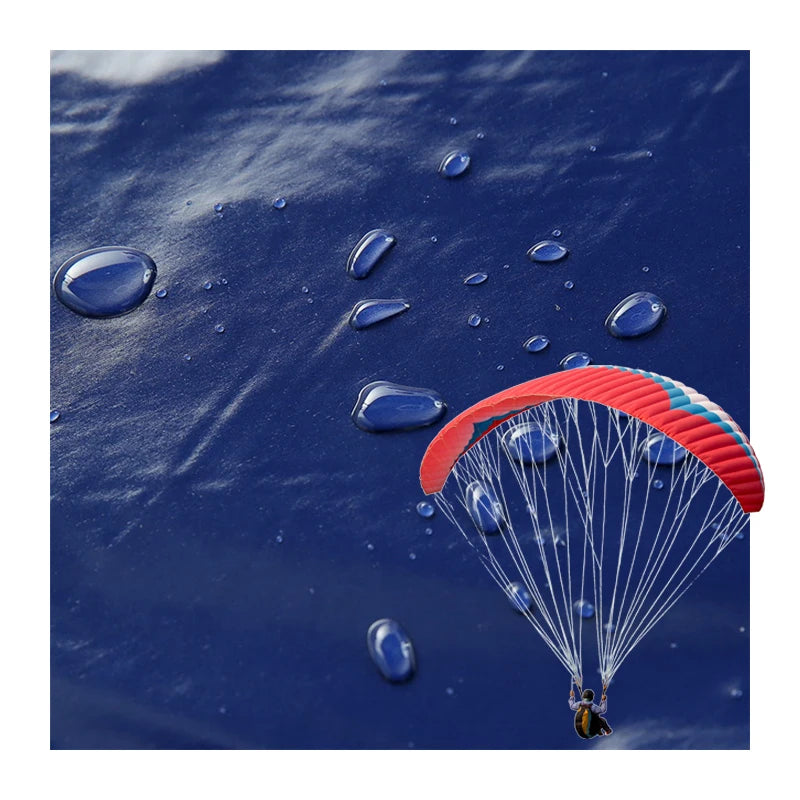 20D 70D 380T Waterproof Nylon Taffeta Parachute Fabric Custom Oil Cire Finish Lightweight PU Coated Woven Fabric for Bags