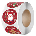 2026 Waterproof Heat Sensitive Self-Adhesive 1 Inch 500 Pcs/roll Plastic Label Gift Decoration Stickers for Candle Craft Use