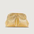2024 Women PU Crossbody Bag Clutch Purse Chain PU Shoulder Bags Handbag Dumpling Pouch Rattan Boho Woven Bag
