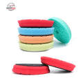 LEADMAX Customizable 3\" 5\" 6\" Polish Pad Foam for Car Care Car Polishing and Buffing with Bevel Edge Detailing for Car Bodies