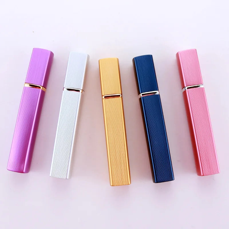 5ml Square Refillable Perfume Atomiser Spray Pump Portable Bottles Ideal for Travel