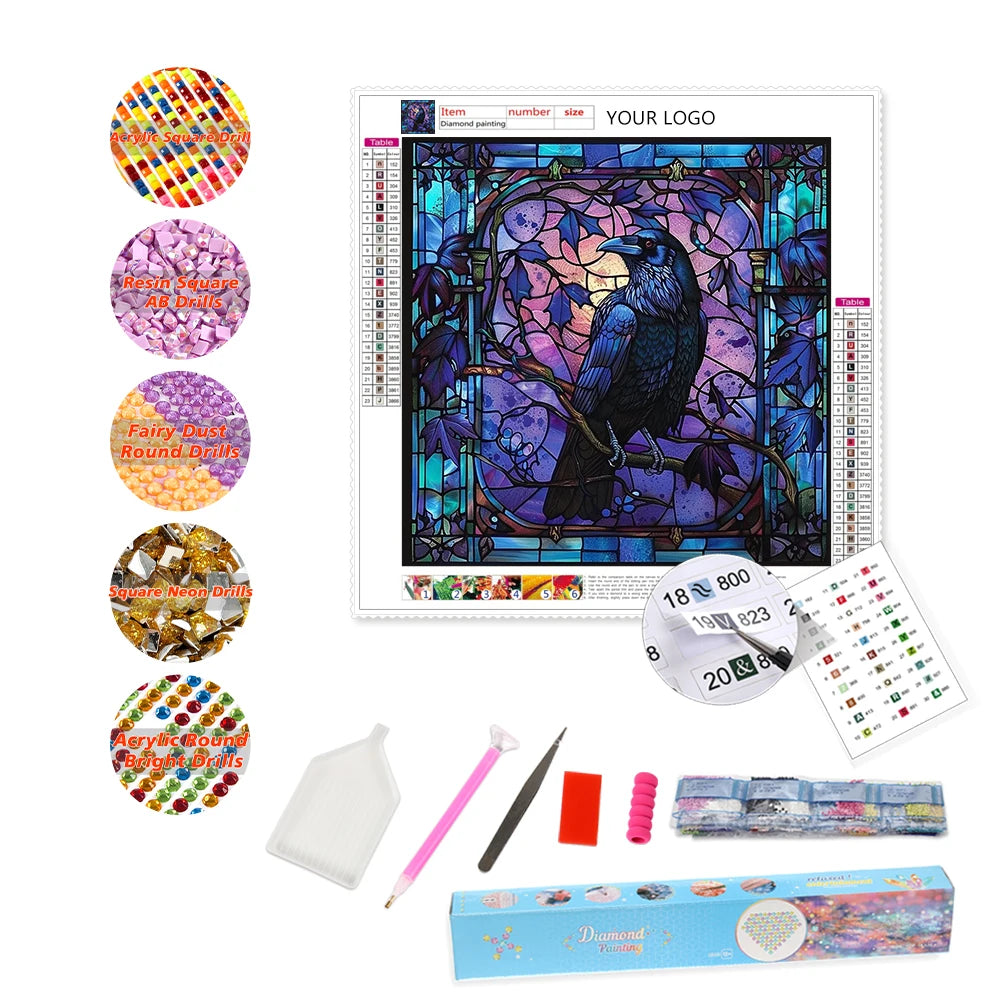 Factory Diamond Painting New Art Bird Diamond Painting 5d ab Resin Drills Diamond Painting Kit for Adults