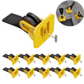 Modern 1/8 Inch Yellow T Type Floor Tile Spacers Levelers Set Plastics Leveler for Porcelain for Apartment and Hospital Use