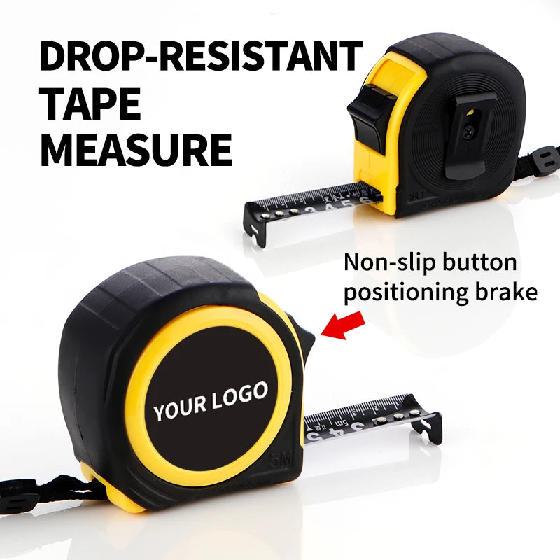 Wholesale Woodworking Other Hand Tool Metric Imperial Stainless Steel Pocket Tape High-Visibility Blade Automatic Return Custom