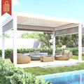 Foshan Aluminum Pergola Bioclimate Roof Top Window Pergola Cheap Pergola