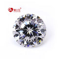 Fast Shipping 5A Flower Cut D White Color CZ Stones Special Cut 9 Hearts &1 Flower Round Brilliant Cut Cubic Zirconia