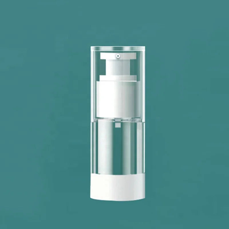 Wholesale Empty 0.5Oz 15ml Clear Airless Cosmetic Cream Pump Bottle Travel Size Dispenser Refillable Container for Foundation