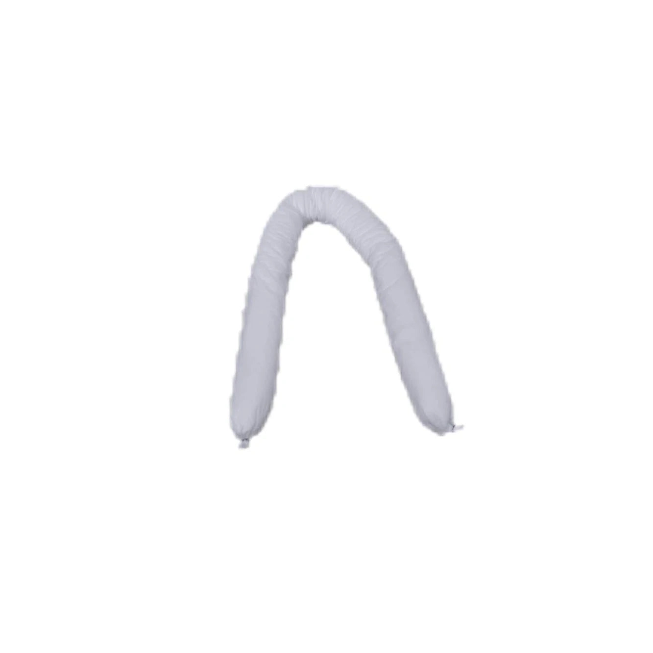 Oilspillpro OOA-B7612 7.6cmx1.2m White 100pp Meltblown Oil Absorbent Sock & Boom Oil Only Repel Water