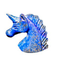 Huiying Hot Sale Natural Gemstone Carved 47*50mm Blue Stone Lapis Lazuli Unicorns For Gift or decoration