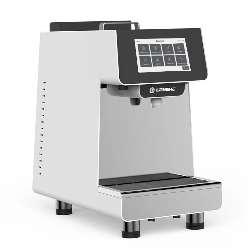 Fully Automatic Commercial 4L Capacity Milk & Water Tank Eco-Friendly Hot Cold Milk Frother Tea Brewer & Steamer Machine