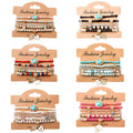 Boho Bracelet for Women Eye LOVE Heart Lucky Beaded Multi Layer Bohemia Beads Bracelets for Women Girls Men