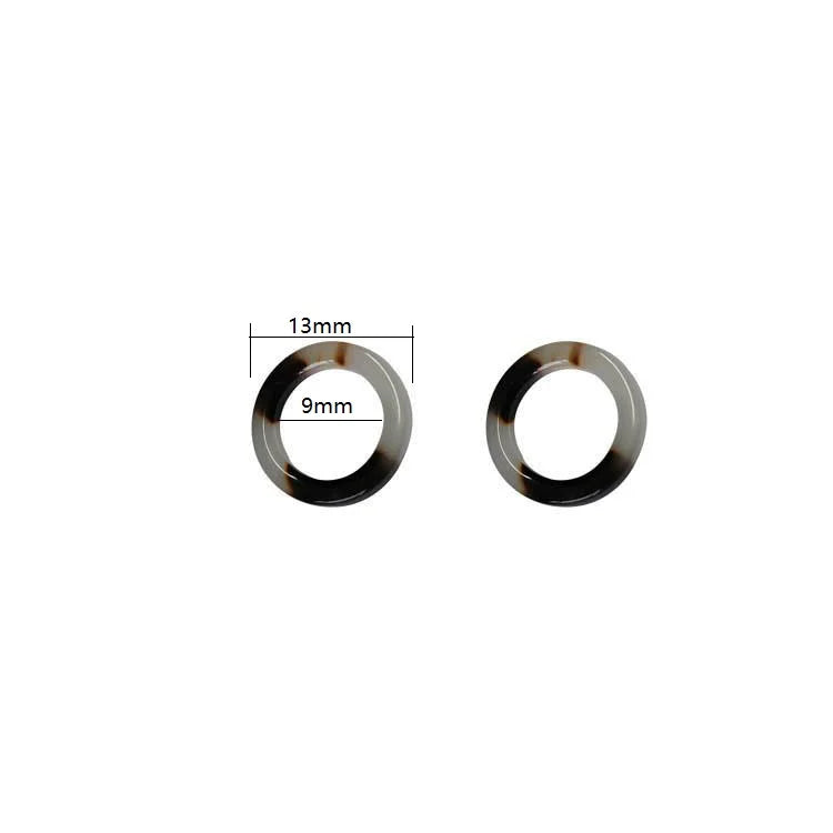 Custom O Shape Circle Round Resin Plastic Loop Buckle O Ring for Swimwear