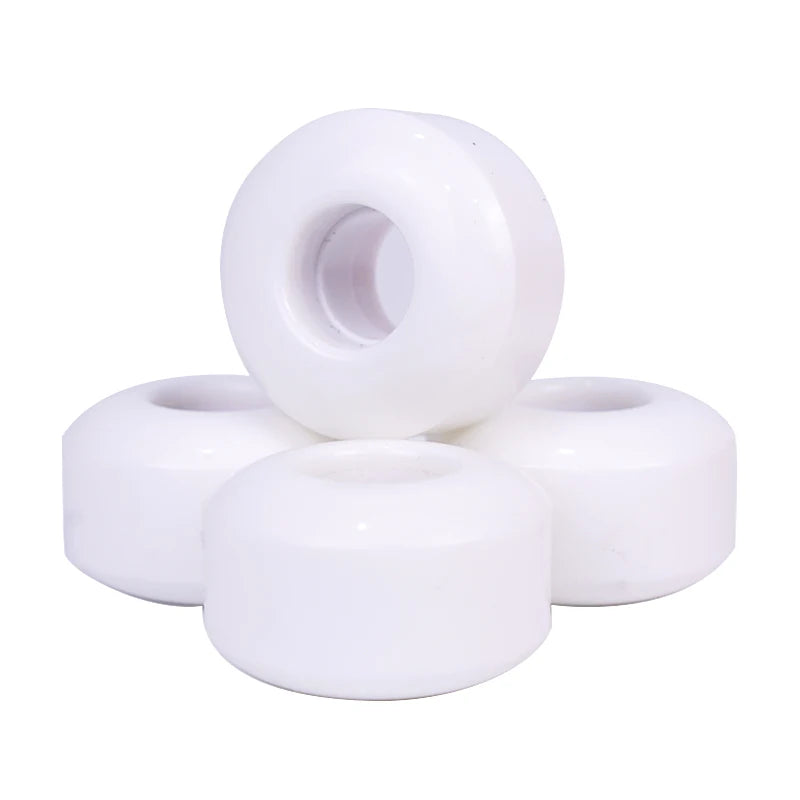 Popular Flat Shape 51mm 80A PU Custom Printed Skateboard Skate Core Wheels
