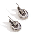 2024 Trendy Vintage Geometry U Shape Drop Earrings 18k Gold Plated Stainless Steel Hypoallergenic Fashion Jewelry for Women