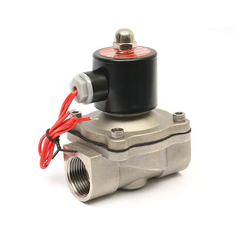 2S250-25 Normally Closed 2 Way 2 Position Resistant Corrosion Ss Dn25 1Inch 24v Ac Stainless Steel Solenoid Water Valves