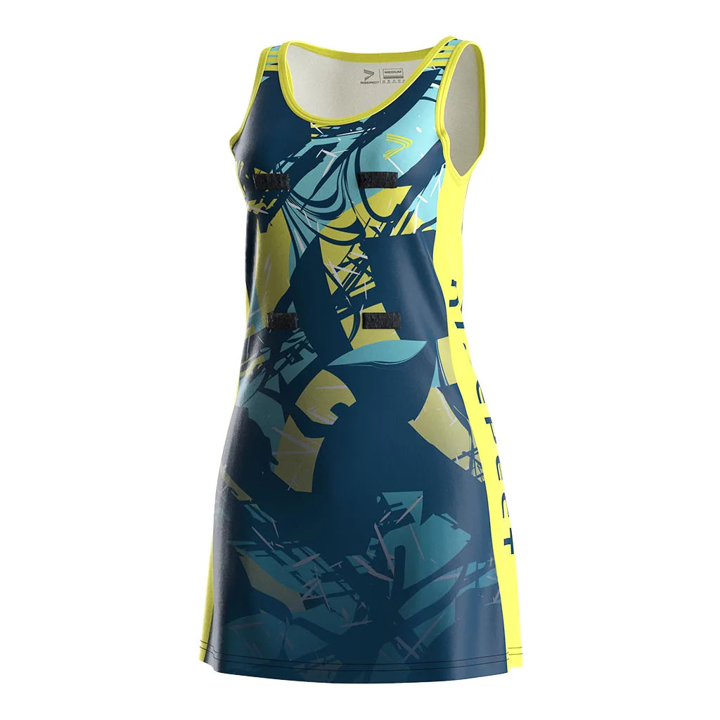 Fashion Sublimation Sports Quick Dry Training Paste Number Plate Tennis Set Red Skirt Skirts Netball Uniform
