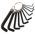 KSEIBI Black Oxide Hex Key 10-PCS Set Key Wrench Set Repair Tools