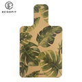 Tropical Leaf Biodegradable Anti Tear Custom Eco Friendly Vegan Cork Rubber Reformer Pilates Mat