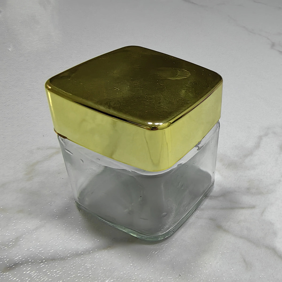Custom Printing Glass Wide Mouth Glass Jar Tamper Proof 1 Oz 2 Oz 3 Oz 4 Oz Air Tight Square Child Resistant Flower Jar