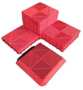 Indoor Modern Plain Anti-slip PVC Plank Garage Floor Tiles with Click Installation for Workshop and Villa