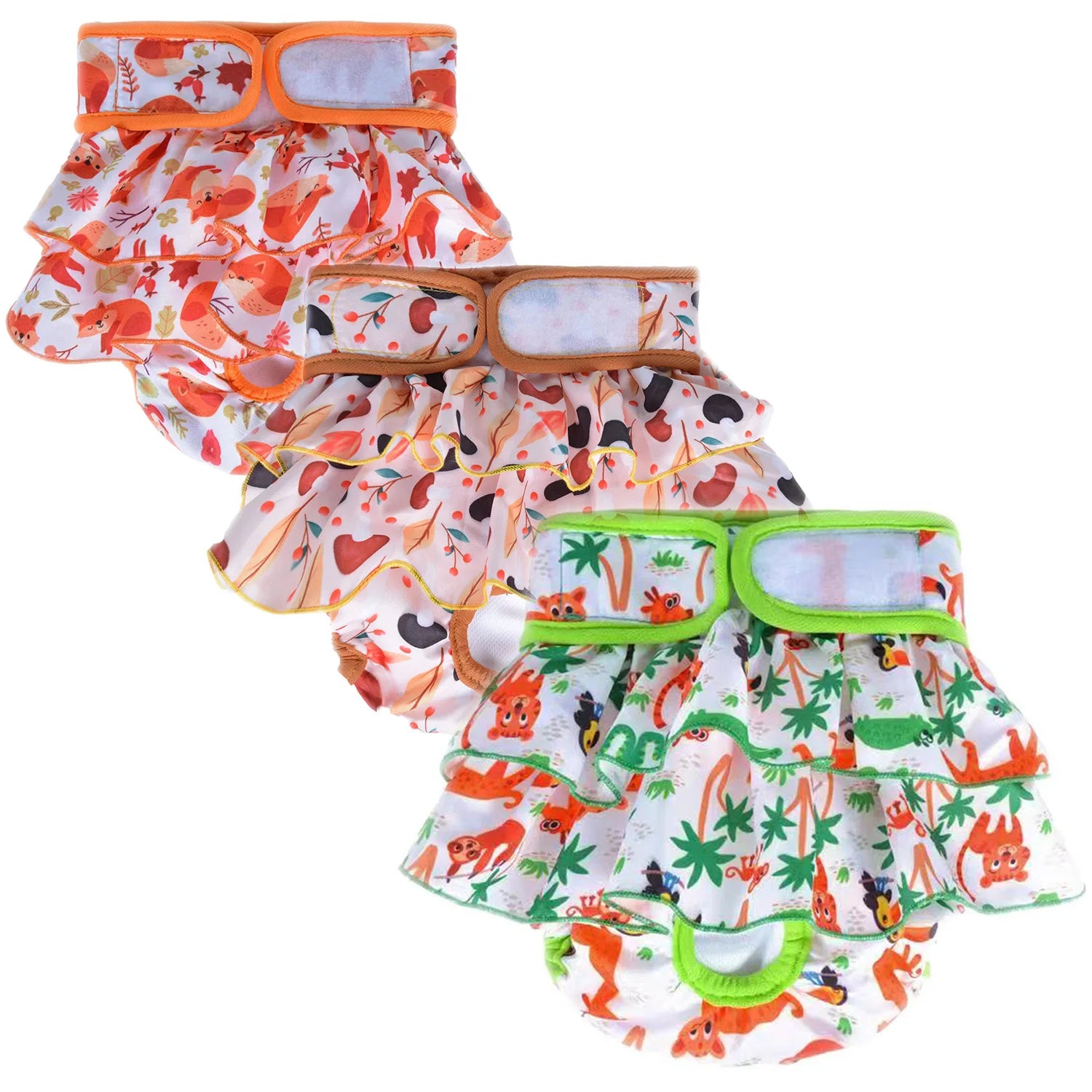 OEM Leak-Proof Absorbent Dog Diapers Pet Pants Sanitary Appropriate Washable Female Cloth Physiological Pant Underwear Summer