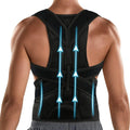 Large (33-37 Inch) Posture Corrector Men Women Upright Breathable Straightener Back Brace Lumbar Support Neck Shoulder Pain