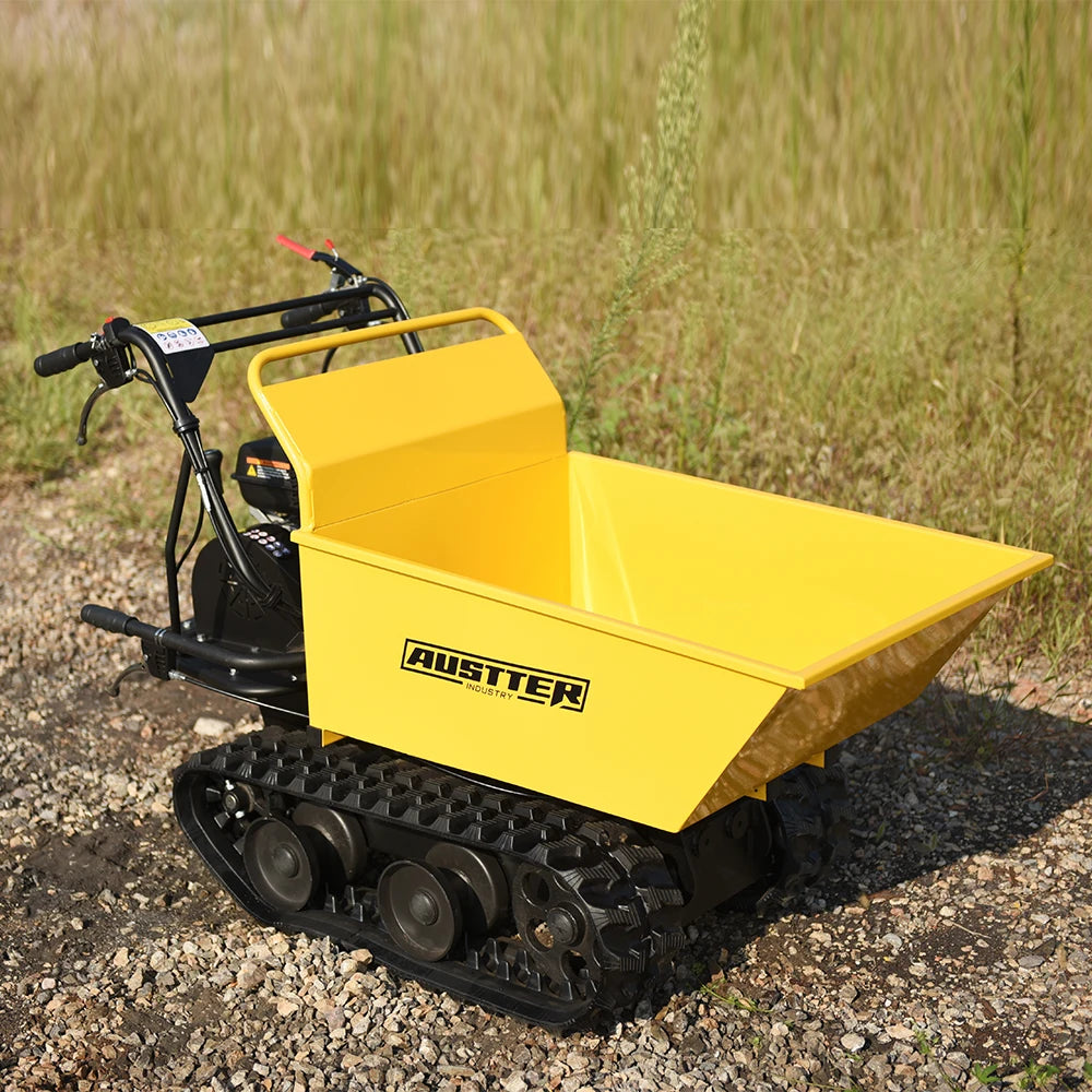 AUSTTER 300KG Tracked Mini Dumper Garden Gasoline Chinese Hydraulic Mini Dumper 300kg