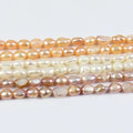Cultured Freshwater Loose Pearl Potato Rice Nugget Beads for DIY Jewelry Making 4mm 6mm 8mm 10mm 12mm
