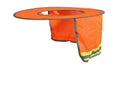High Visibility Reflective Sun Shield Full Standard Brim Mesh Sunshade Reflective Hat MegaBDM